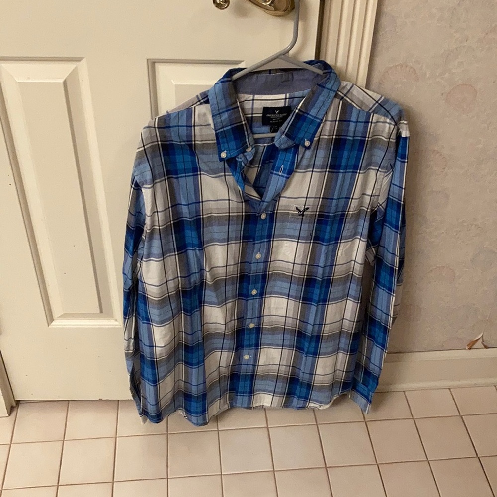 Men’s American eagle button up flannel